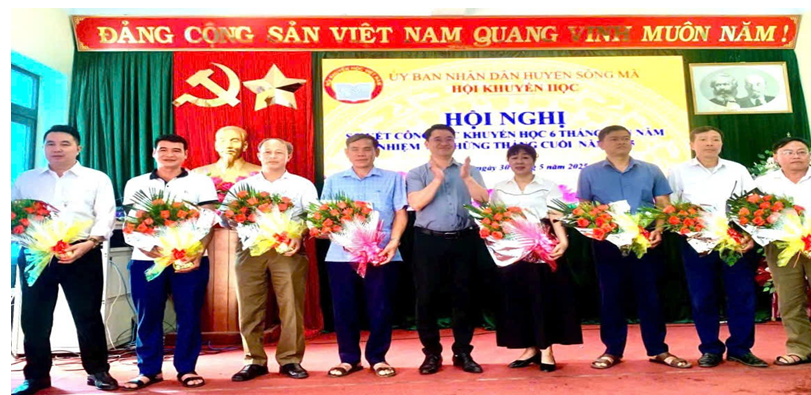 Khuyến học Sông Mã tổ chức hội nghị sơ kết 6 tháng đầu năm,  xác định 1 số nhiệm vụ những tháng cuối năm 2025