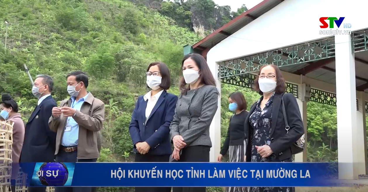 Hội khuyến học tỉnh làm việc tại Mường La